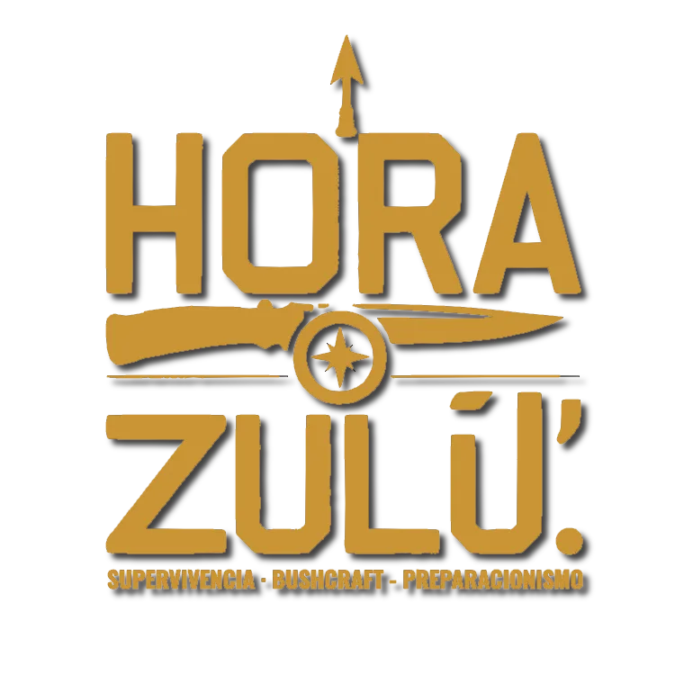 Logo cuadrado del blog Hora Zul en color arena